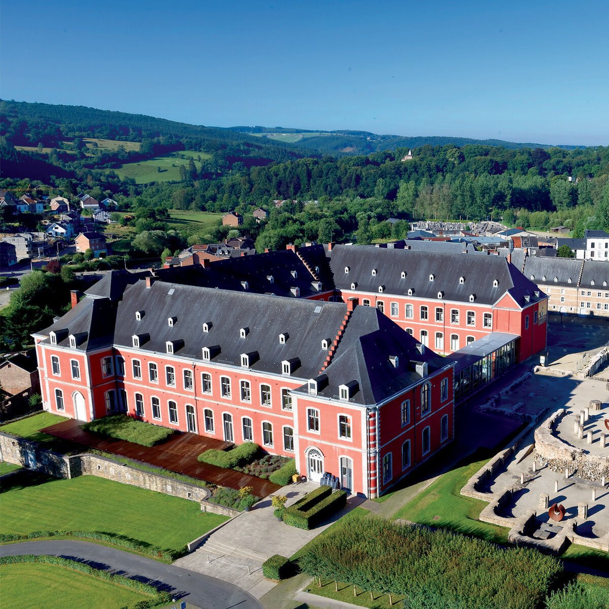 Le centre culturel et l’abbaye de Stavelot